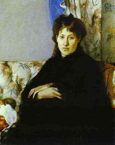 Berthe Morisot Portrait of a Woman oil painting image